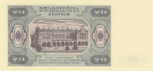 50 Zloty Polen p138 1948